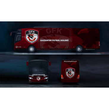 Gaziantep FK Takım Otobüsü Tasarımı yarışmasına tasarımcı yuygun tarafından sunulan  tasarım 