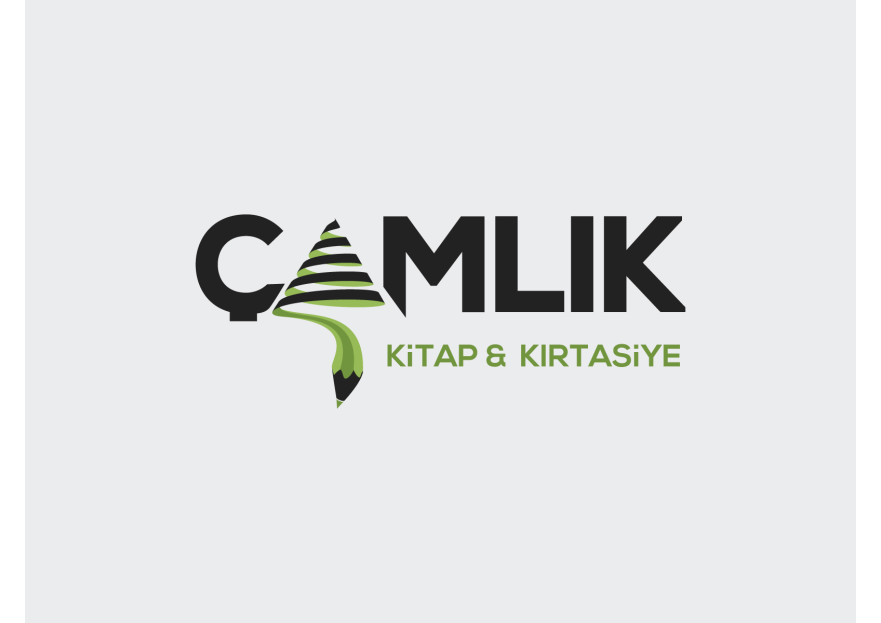 ÇAMLIK KİTAP-KIRTASİYE İÇİN LOGO TASARIM yarışmasına tasarımcı AhmetORAK tarafından sunulan  tasarım 