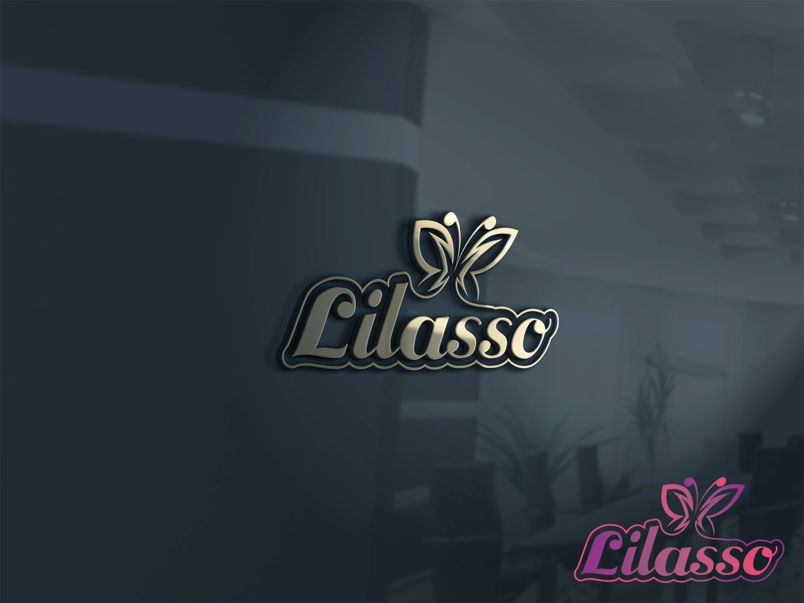 Tasarlayan Etrah™-''LİLASSO'' MARKASI İÇİN LOGO-KARTVİZİT