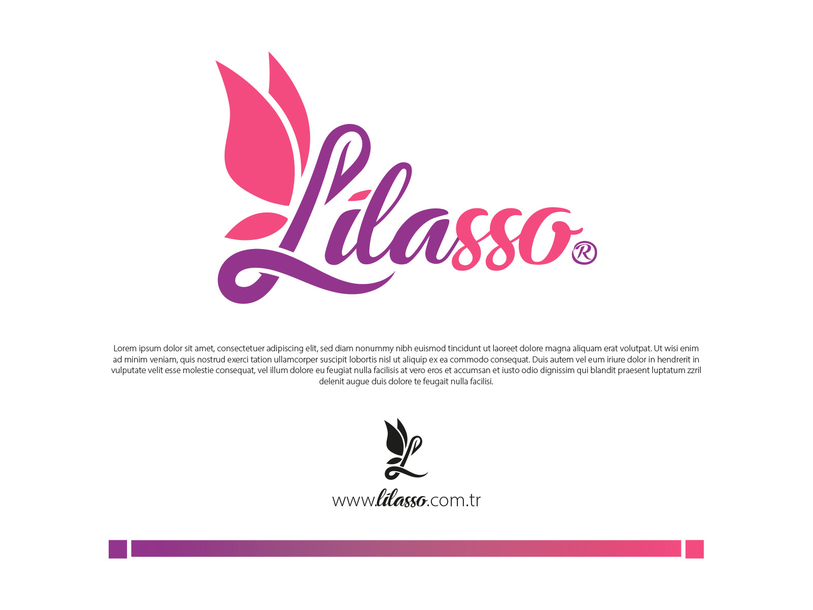 Tasarlayan Etrah™-''LİLASSO'' MARKASI İÇİN LOGO-KARTVİZİT