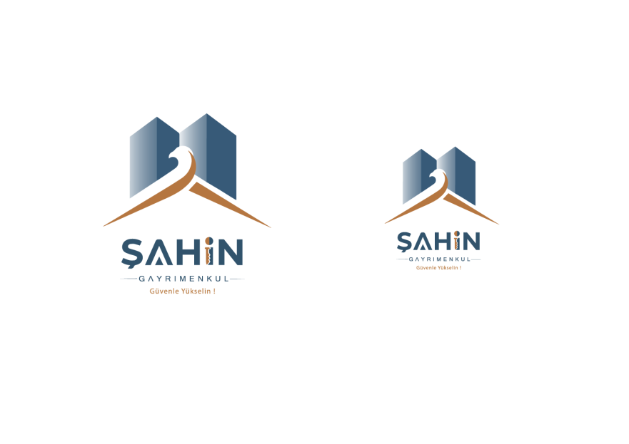 Şahin Gayrimenkul Logo + Kurumsal Kimlik yarışmasına tasarımcı izdüsümü tarafından sunulan  tasarım 