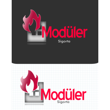 Modüler Sigorta Logo Tasarımı yarışmasına tasarımcı Kep tarafından sunulan  tasarım 