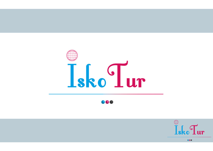 İSKO TUR SEYAHAT ACENTASI LOGOSU yarışmasına tasarımcı Technozede tarafından sunulan  tasarım 