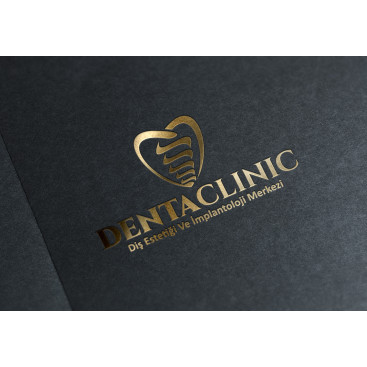 Diş kliniği logo tasarımı yarışmasına tasarımcı wAres tarafından sunulan  tasarım 