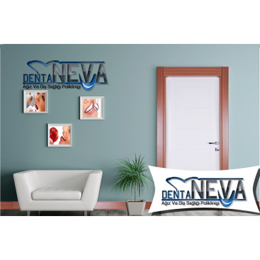 Diş kliniği için logo tasarımı yarışmasına tasarımcı Y.K Production tarafından sunulan  tasarım 