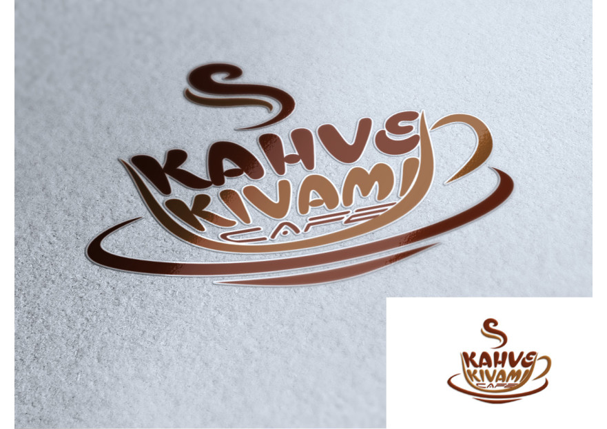 Ulusal cafe zinciri için logo tasarımı yarışmasına tasarımcı grafikseli tarafından sunulan  tasarım 