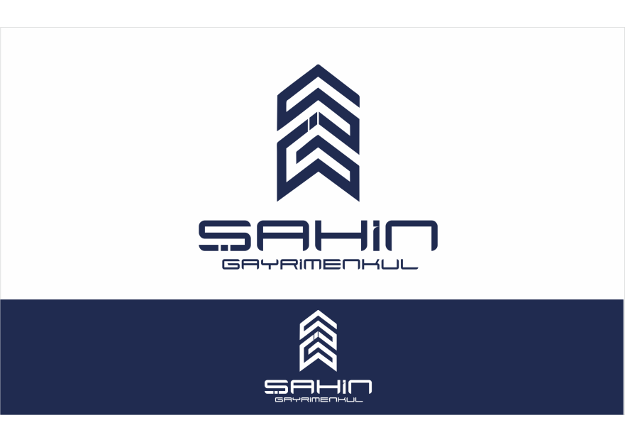 Şahin Gayrimenkul Logo + Kurumsal Kimlik yarışmasına tasarımcı ErcanH tarafından sunulan  tasarım 