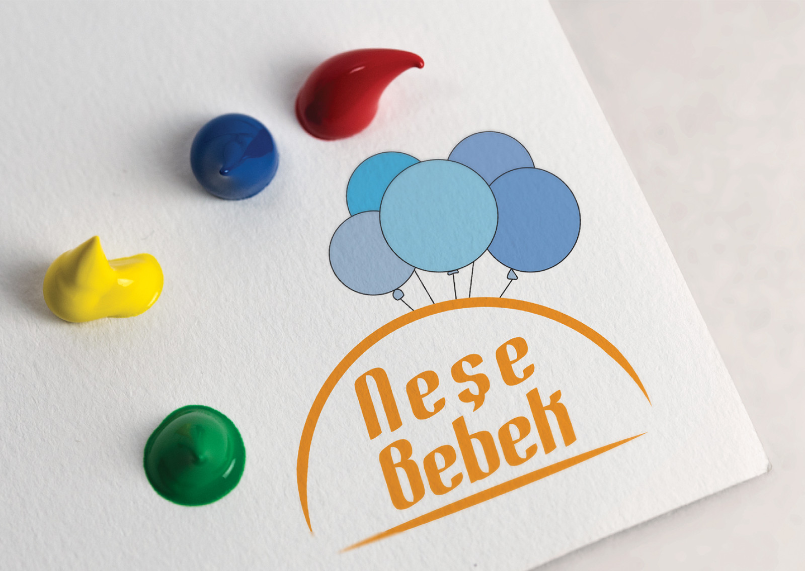 Tasarlayan Nil Çekerkeskin-NeşeBebek.com Logo Tasarımı 355x100 px