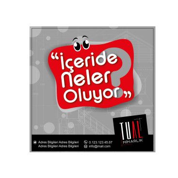 TUAL MİMARLIK - AFİŞ TASARIMI  yarışmasına tasarımcı yuygun tarafından sunulan  tasarım 