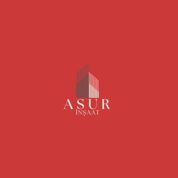 ASUR İNŞAAT İÇİN LOGO TASARIM yarışmasına tasarımcı yasin ercan tarafından sunulan  tasarım 