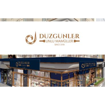 Yeni açılacak unlu mamüller-pastane-cafe yarışmasına tasarımcı Etrah™ tarafından sunulan  tasarım 