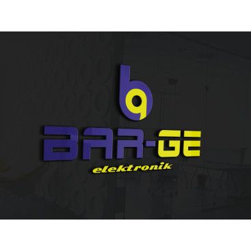 BAR-GE Elektronik için LOGO tasarımı yarışmasına tasarımcı mehmetmms tarafından sunulan  tasarım 