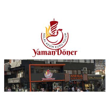 Kuru Yolum Helal Tavuk Döner Markası  yarışmasına tasarımcı grafikodam tarafından sunulan  tasarım 