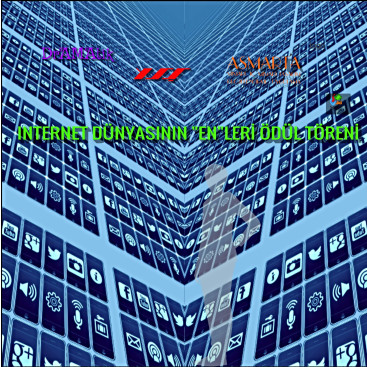 Ödül töreni stand tasarımı yarışmasına tasarımcı YSS tarafından sunulan  tasarım 