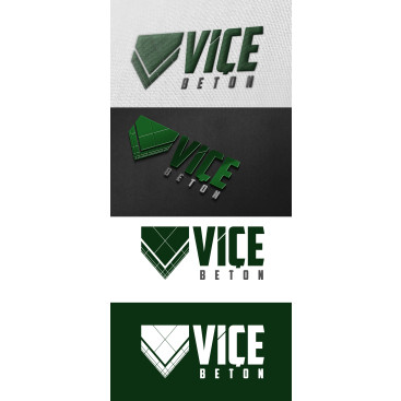 VİÇE BETON Logo Yarışması Başladı yarışmasına tasarımcı BilalKoc tarafından sunulan  tasarım 