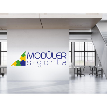 Modüler Sigorta Logo Tasarımı yarışmasına tasarımcı Boral tarafından sunulan  tasarım 