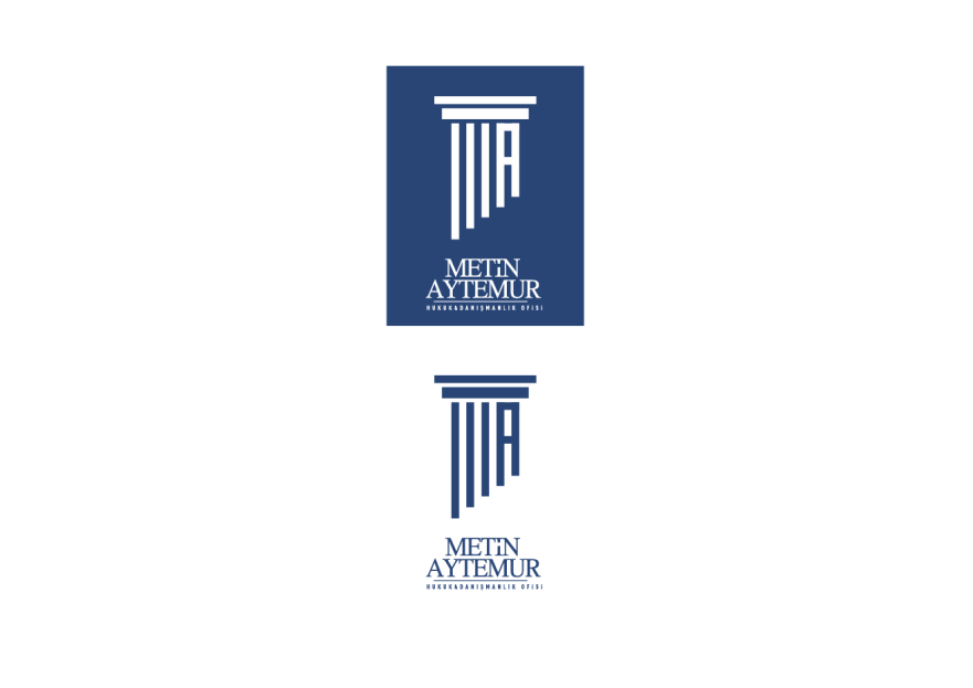 Hukuk ofisimize logo arıyoruz yarışmasına tasarımcı Ardakaya tarafından sunulan  tasarım 