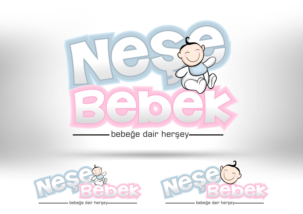 Tasarlayan osetmedya-NeşeBebek.com Logo Tasarımı 355x100 px