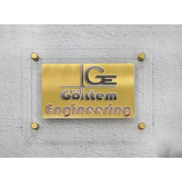 Mühendislik Firmamıza Logo Tasarımı yarışmasına tasarımcı Mübessa tarafından sunulan  tasarım 