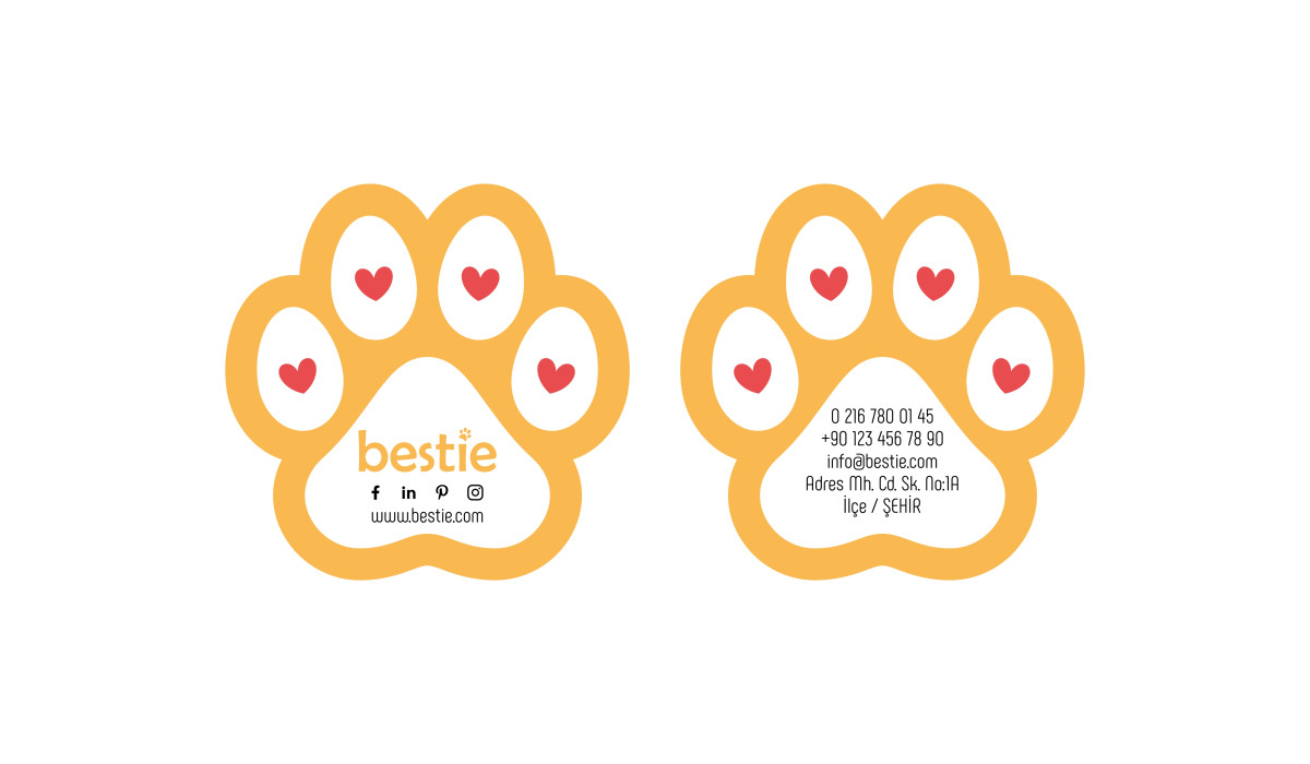 Tasarlayan logoh_-Bestie Markamız için kurumsal kartvizit 