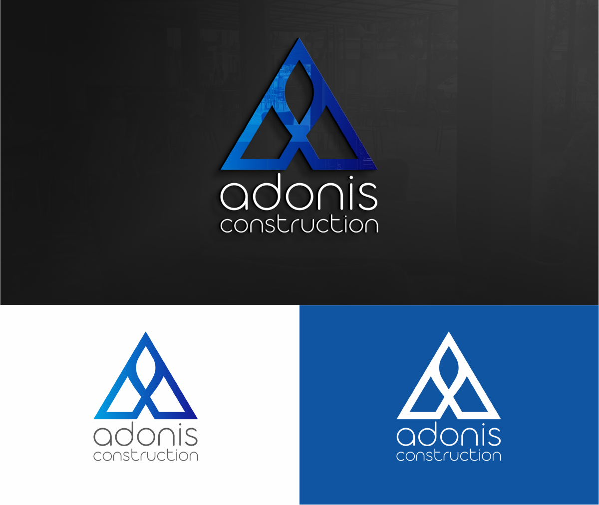 Tasarlayan Volkan Güncü-Adonis Construction Logo Tasarımı