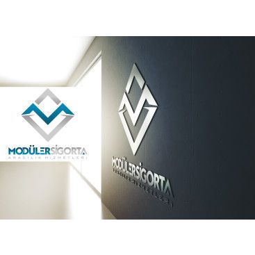 Modüler Sigorta Logo Tasarımı yarışmasına tasarımcı hattori hanzo® tarafından sunulan  tasarım 
