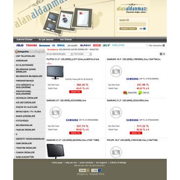 E-Ticaret Sitesi Logo Tasarımı yarışmasına tasarımcı nihal tarafından sunulan  tasarım 