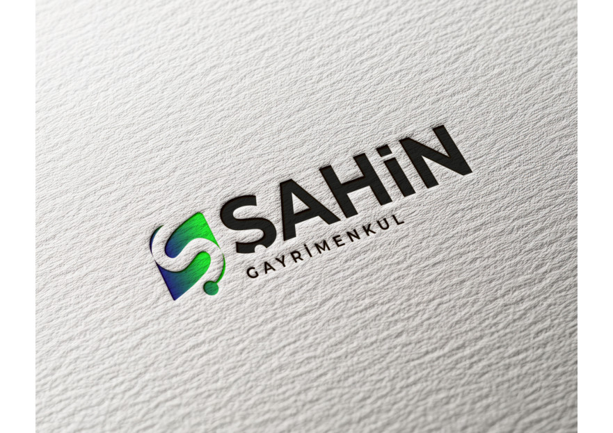 Şahin Gayrimenkul Logo + Kurumsal Kimlik yarışmasına tasarımcı pinkselldesign tarafından sunulan  tasarım 