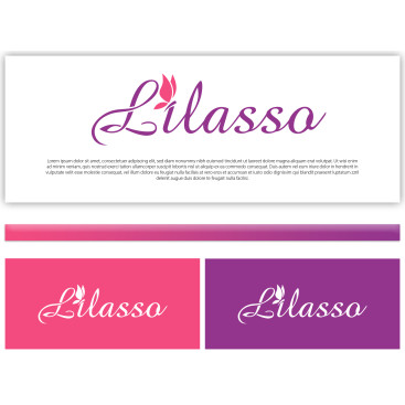 ''LİLASSO'' MARKASI İÇİN LOGO-KARTVİZİT yarışmasına tasarımcı Etrah™ tarafından sunulan  tasarım