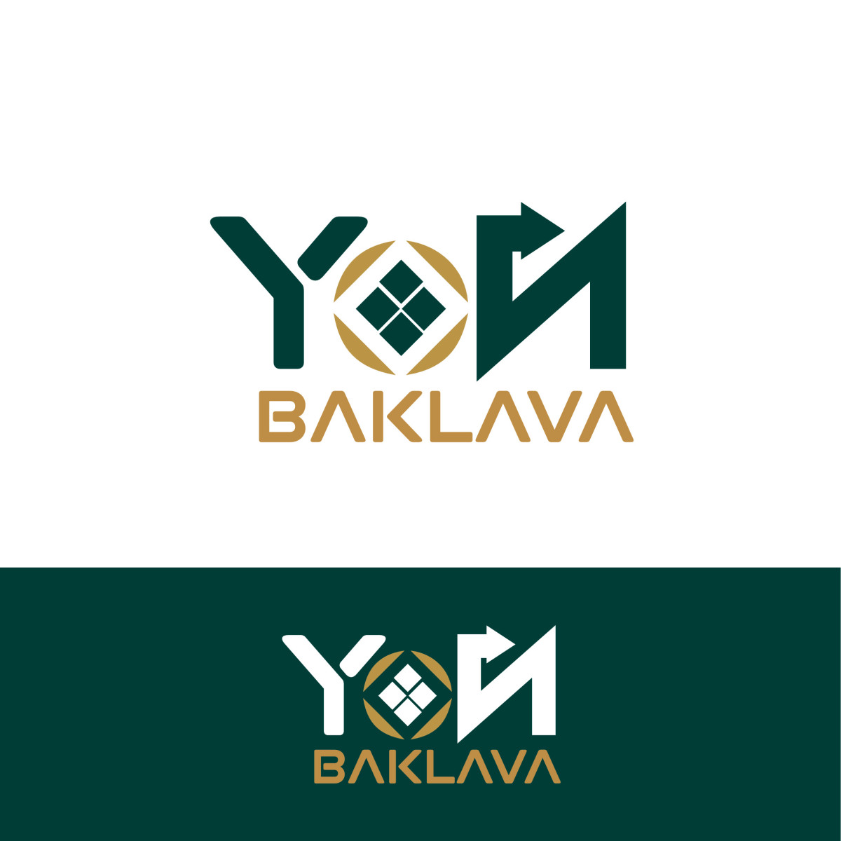 Tasarlayan elifgrafikdesign-Yön Baklava şirketimiz için sade ve şık