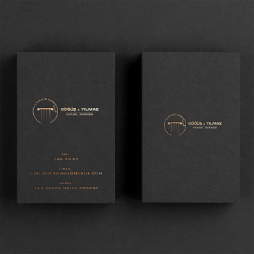 Yeni hukuk büromuza logo yarışmasına tasarımcı ilker beşken tarafından sunulan  tasarım 