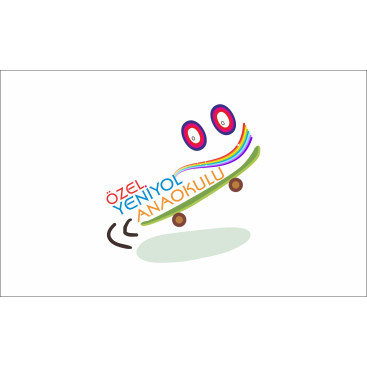 yeniyol anaokulumuza dikkat çekici logo  yarışmasına tasarımcı Sedat Muti tarafından sunulan  tasarım 