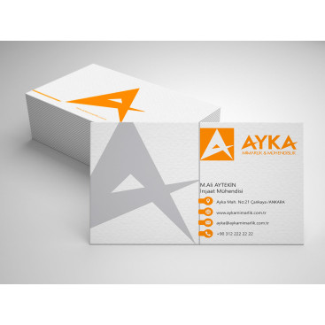 Kartvizit tasarımı yarışmasına tasarımcı Morperest tarafından sunulan  tasarım 