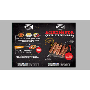 Broşür tasarımı yarışmasına tasarımcı Nureda_ tarafından sunulan  tasarım 