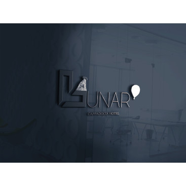 Kapadokya'da Hotel Logo ve Kurumsal Kiml yarışmasına tasarımcı İsmail Özbek tarafından sunulan  tasarım 