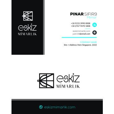 SADE VE ŞIK logo ve kartvizit yarışmasına tasarımcı Dyzyn tarafından sunulan  tasarım 