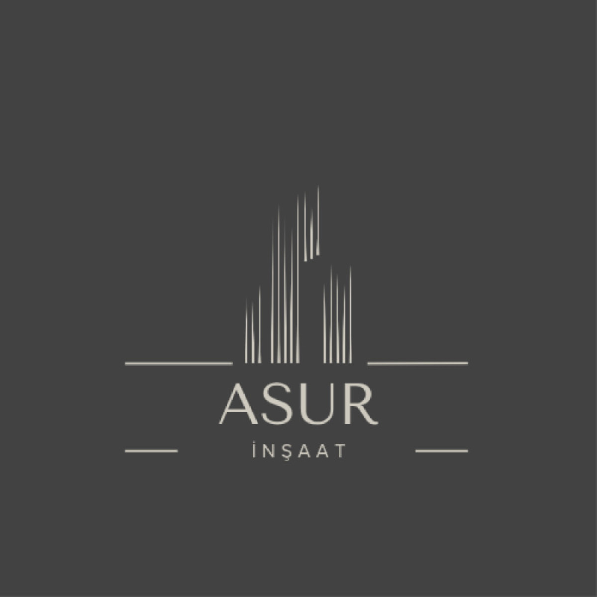 Tasarlayan Berat Öztürk-ASUR İNŞAAT İÇİN LOGO TASARIM