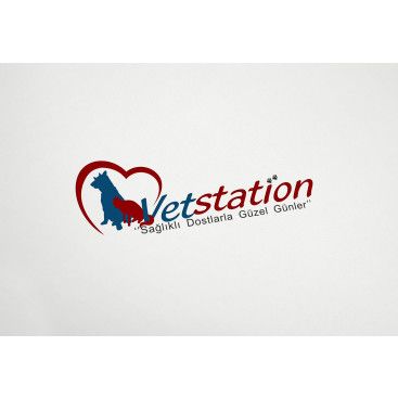 VET STATION VETERİNER KLİNİĞİ   LOGO  yarışmasına tasarımcı grafikseli tarafından sunulan  tasarım 