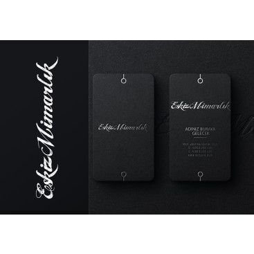 SADE VE ŞIK logo ve kartvizit yarışmasına tasarımcı EminKarasoy tarafından sunulan  tasarım 