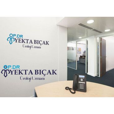 ÜROLOJİ UZMANI-OP.DR.YEKTA BIÇAK yarışmasına tasarımcı DNG tarafından sunulan  tasarım 