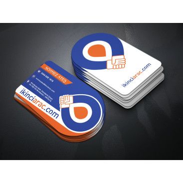 İKİNCİARAÇ İÇİN EN İYİ KARTVİZİT yarışmasına tasarımcı A.Güler tarafından sunulan  tasarım 