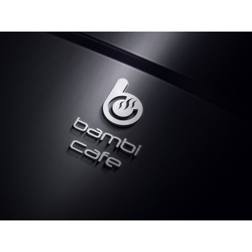 bambi cafe logo tasarım yarışmasına tasarımcı grafikseli tarafından sunulan  tasarım 