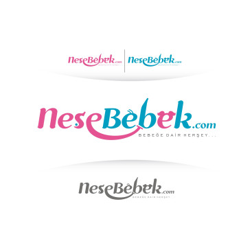 NeşeBebek.com Logo Tasarımı 355x100 px yarışmasına tasarımcı RΛPİDO tarafından sunulan  tasarım