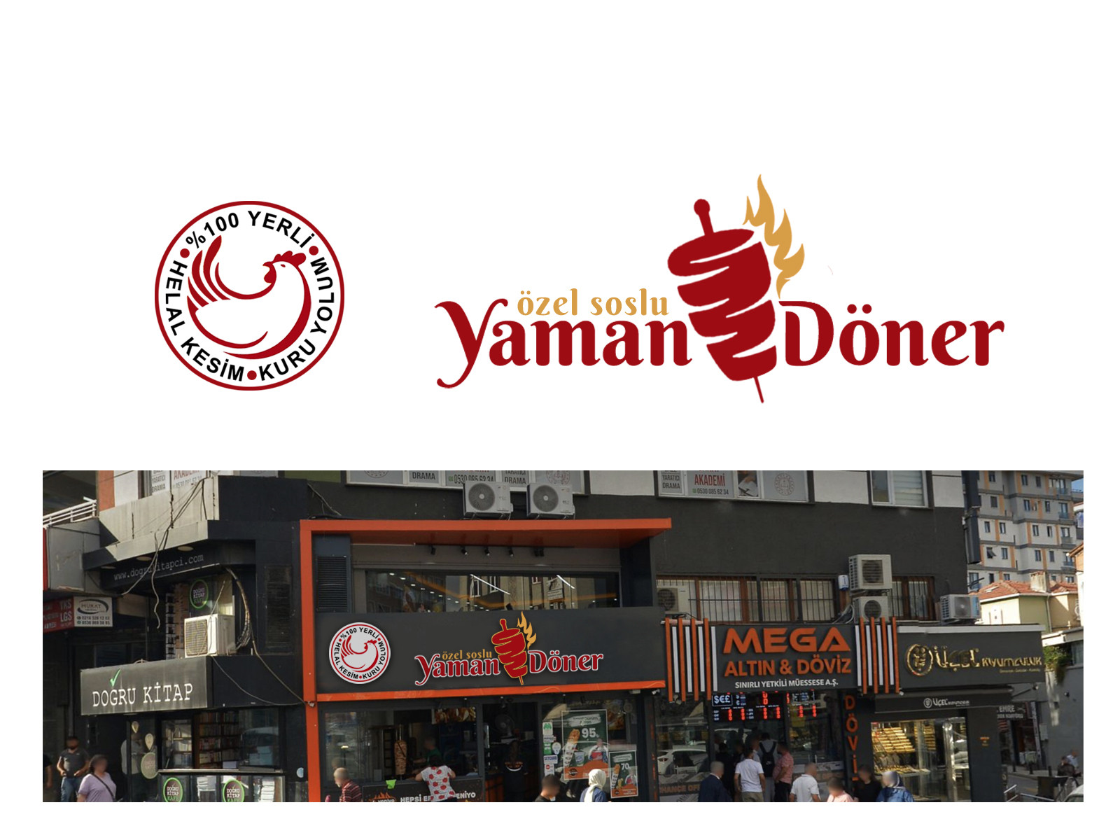 Tasarlayan grafikodam-Kuru Yolum Helal Tavuk Döner Markası 