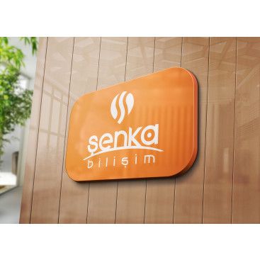 ŞENKA BİLİŞİM LOGOSUNU ARIYOR yarışmasına tasarımcı SantaCrea tarafından sunulan  tasarım 