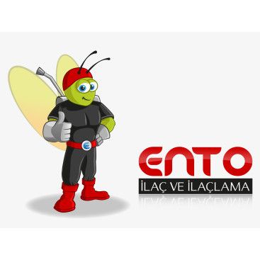 İlaçlama Firması İçin MASKOT yarışmasına tasarımcı volkanKocaman tarafından sunulan  tasarım 