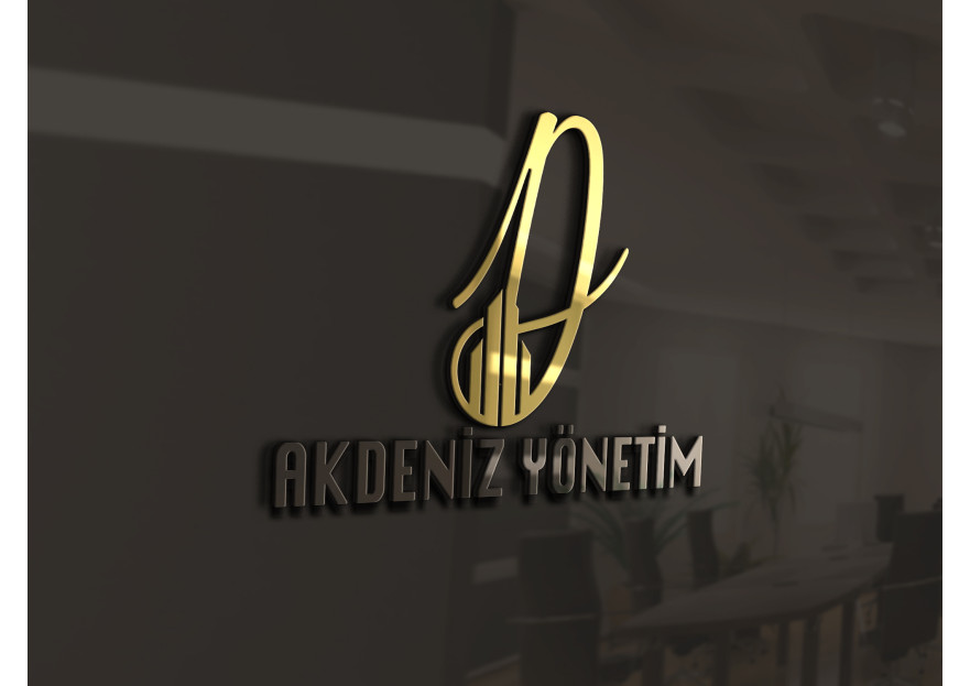 AKDENİZ YÖNETİM LOGO TASARIMI yarışmasına tasarımcı Ecemkaradağ tarafından sunulan  tasarım 