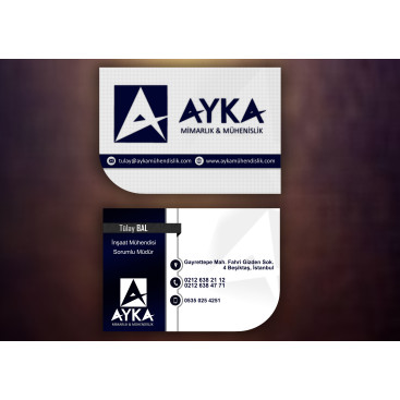 Kartvizit tasarımı yarışmasına tasarımcı BigMonsta tarafından sunulan  tasarım 