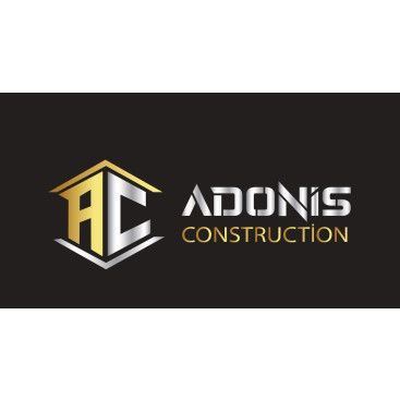 Adonis Construction Logo Tasarımı yarışmasına tasarımcı myben design tarafından sunulan  tasarım 
