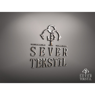 Tekstil firma logosu yarışmasına tasarımcı Logo Runlog tarafından sunulan  tasarım 